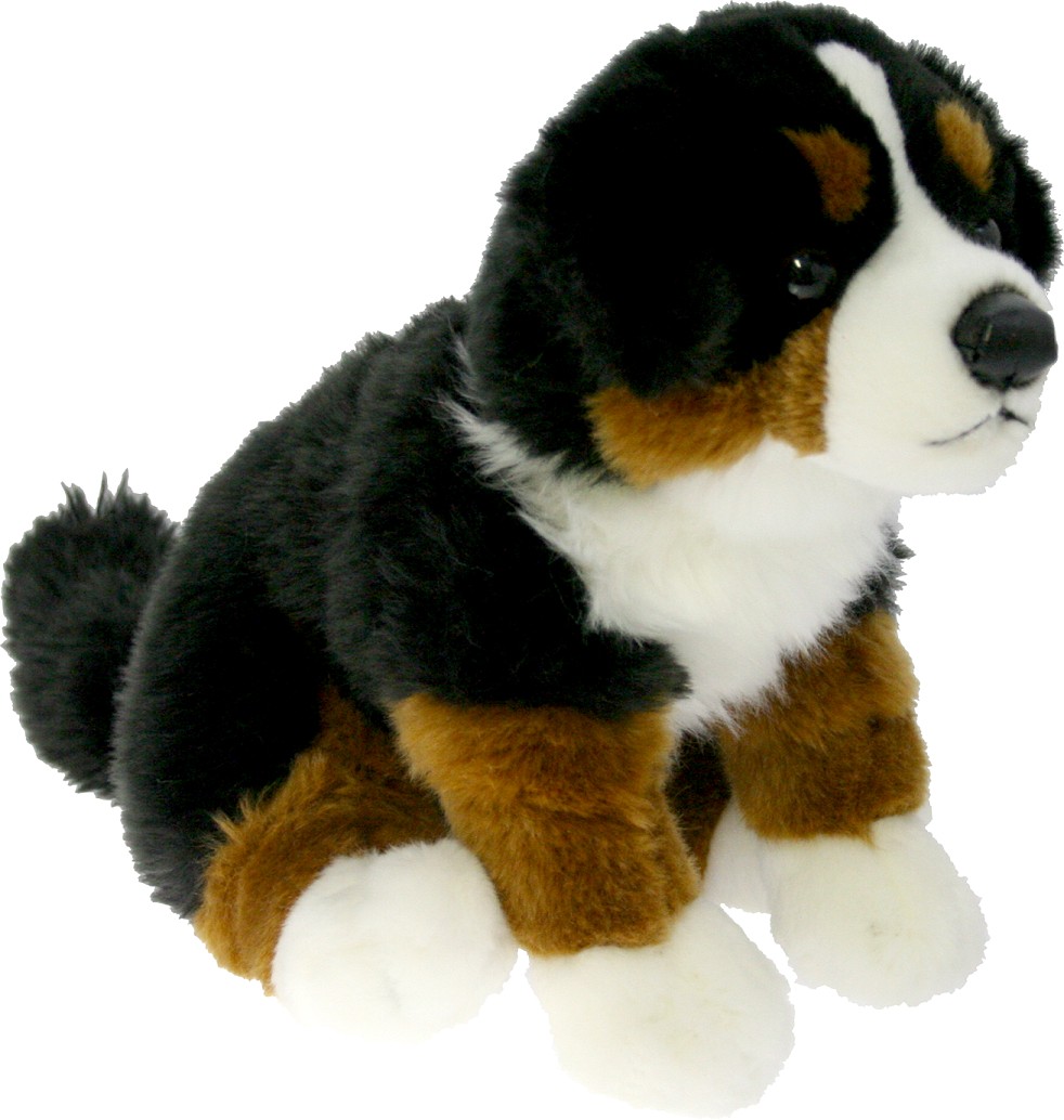 Piesek Berneński Czarny Bernardyn - 24cm