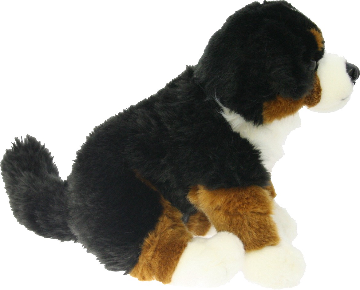 Piesek Berneński Czarny Bernardyn - 24cm