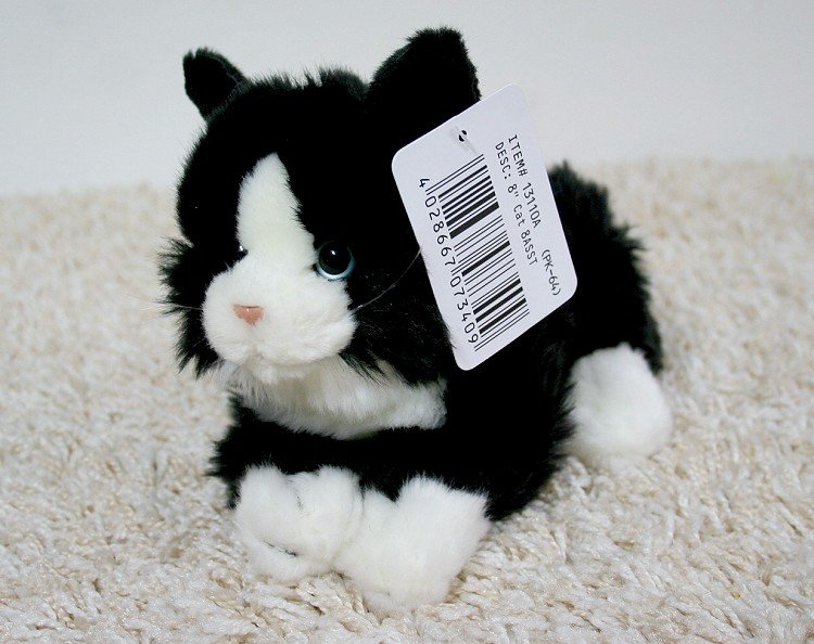 Kot As Czarno Biały Zoo - 28cm