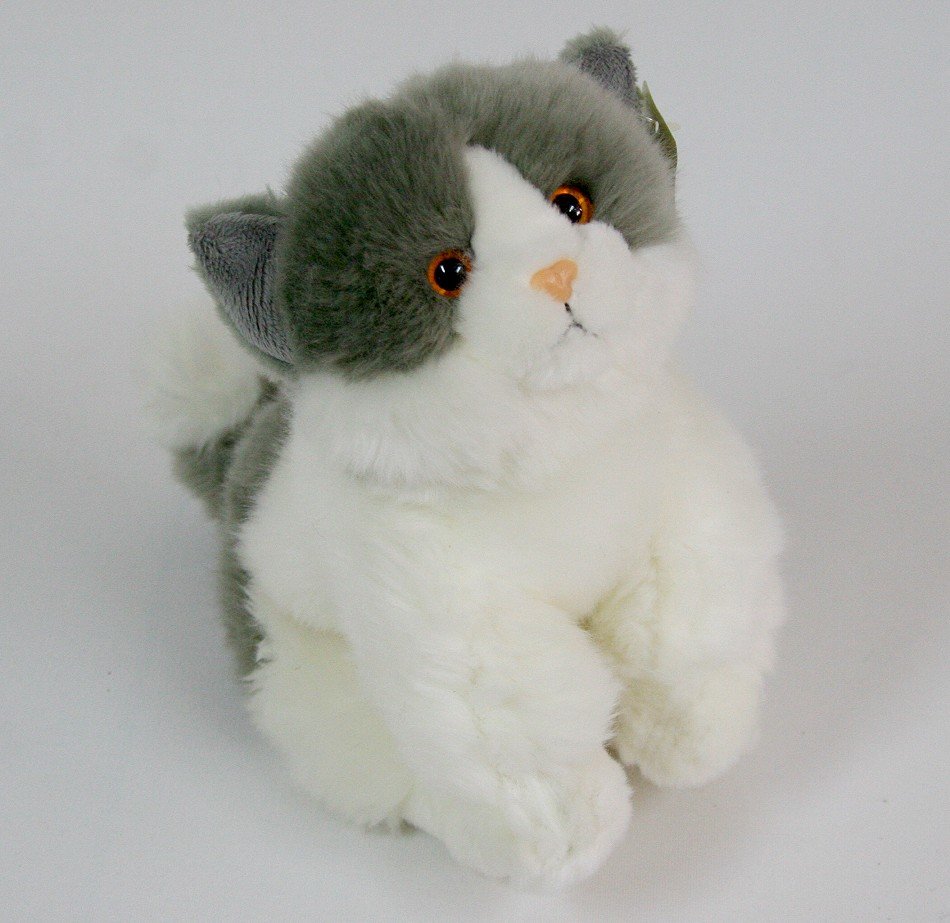 Kot Łatek Szary - 23cm