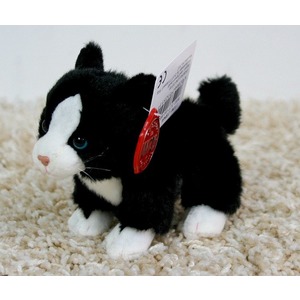 Kot Miau Czarno-Biały - 15cm