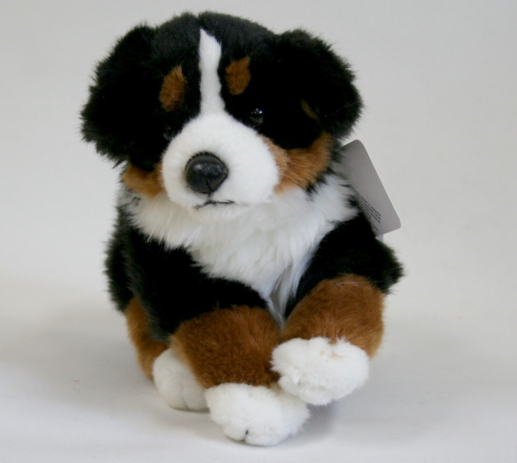 Piesek Czarny Bernardyn - 30cm