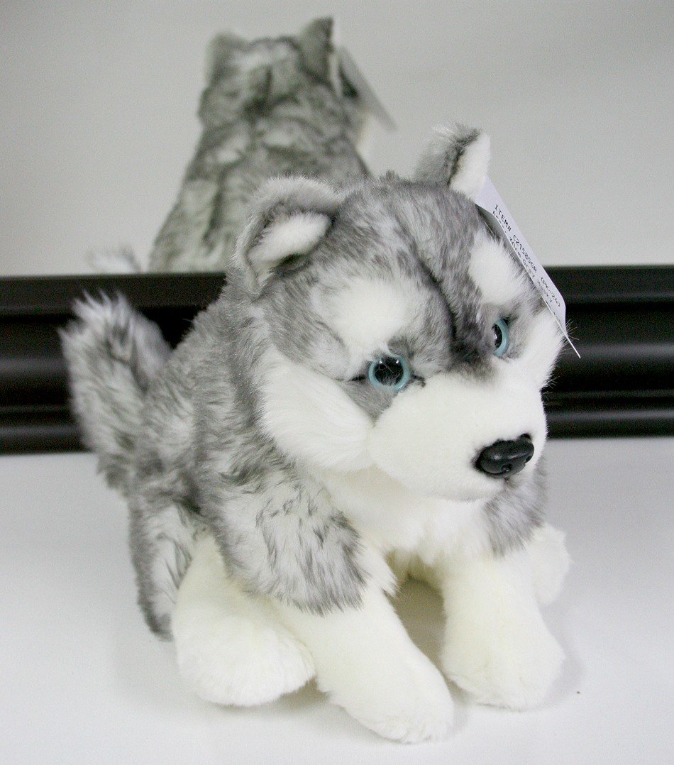 Pies Husky Szary - 30cm