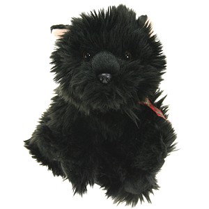 Pies terrier czarny - 26cm