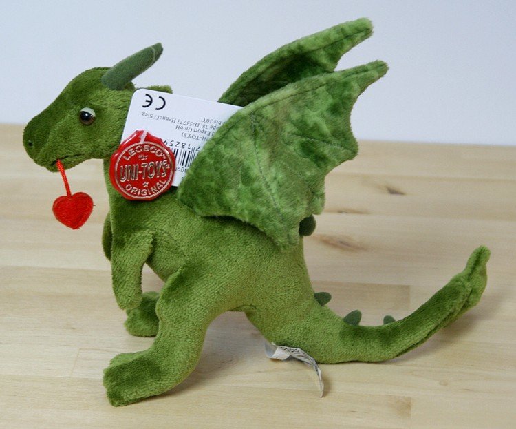 Dinozaur Smok Love - 33cm