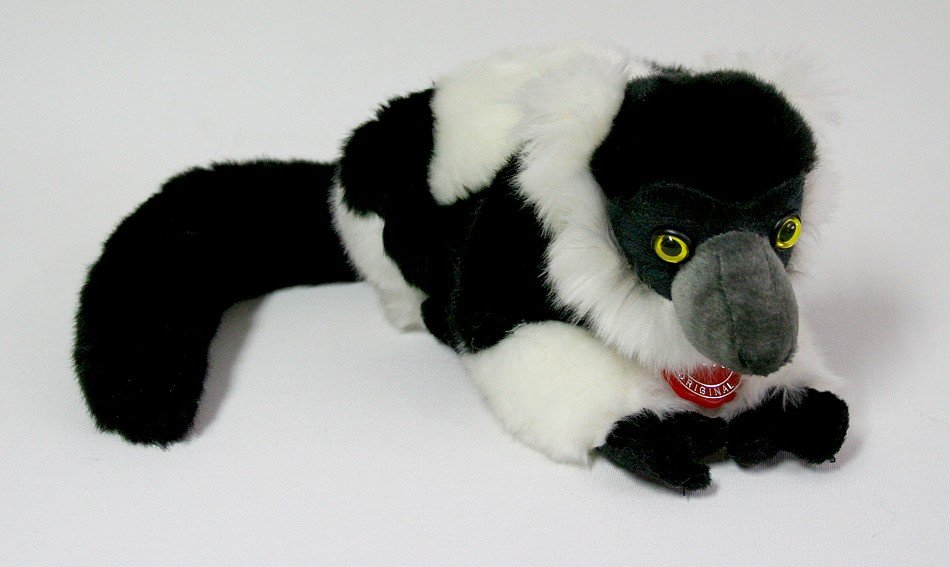 Małpka Lemur Leżący Zoo - 28cm