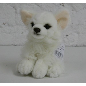 Pies Chihuahua Biały - 17cm