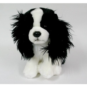 Pies Spaniel Czarny - 26cm