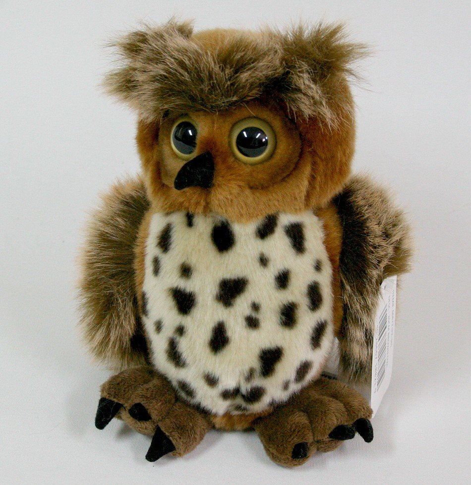 Sowa Brązowa Puchata - 20cm