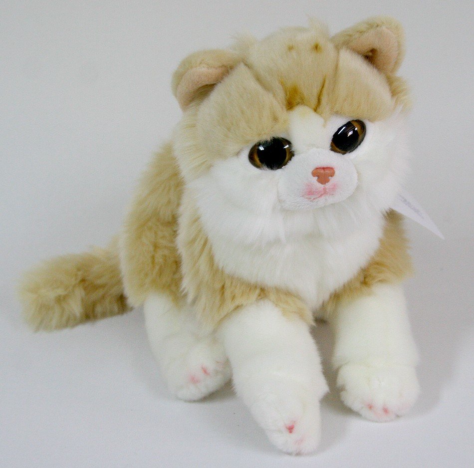 Kot Puchaty Brązowy - 41/31cm