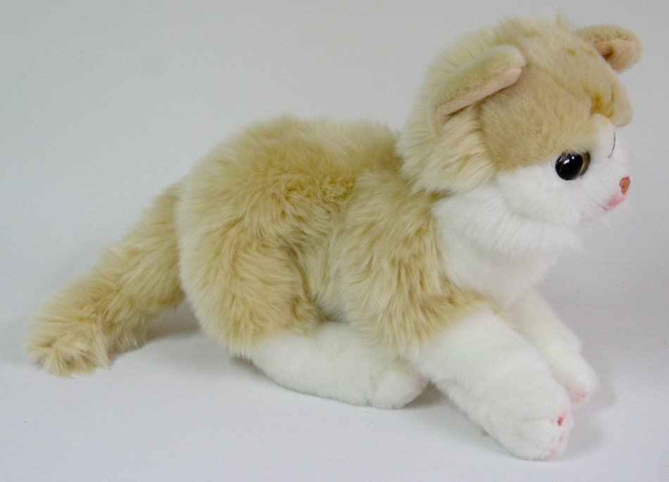 Kot Puchaty Brązowy - 41/31cm