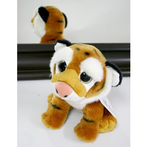 Tygrys Brązowy Brokat - 22cm