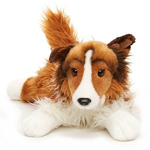 Pies Owczarek Szkocki Lassie Brązowy - 40cm