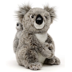 Miś Koala z młodym Realistyczny - 24cm