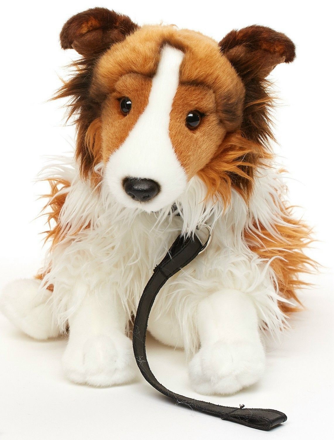 Piesek Owczarek Szkocki Lassie ze smyczą - 25cm