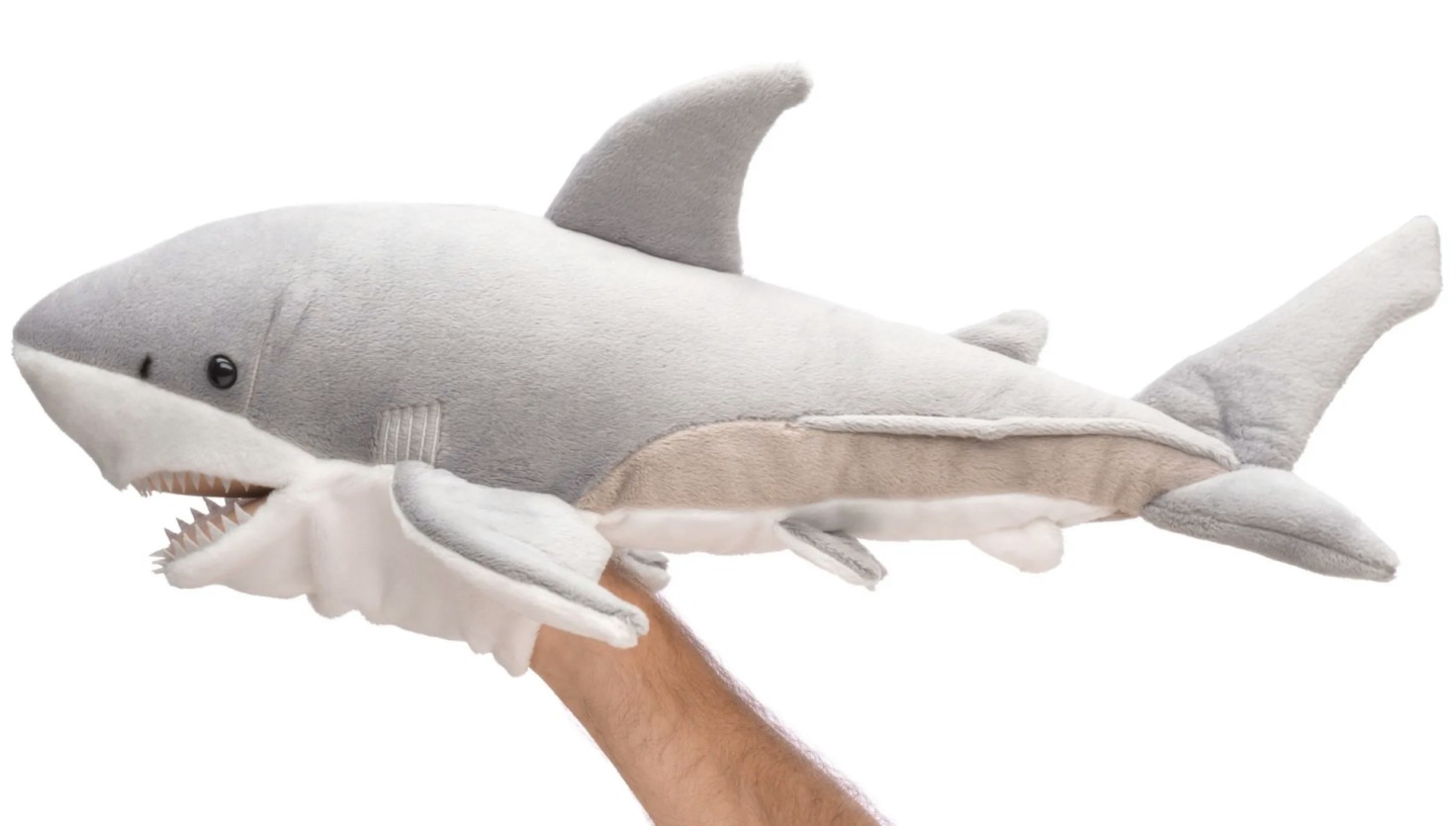 Rekin Żarłacz Biały Pacynka - 50cm