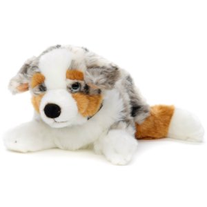 Piesek Australijski Leżący ze smyczą - 40cm