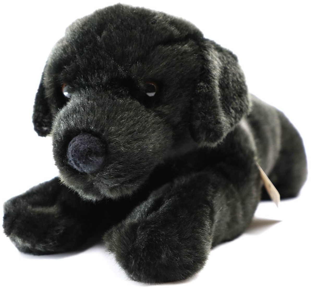 Piesek Labrador Czarny Leżący - 40cm