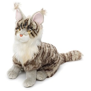 Kotek Maine Coon szary - 31cm