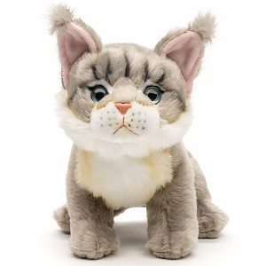 Kotek Maine Coon Szary - 18cm