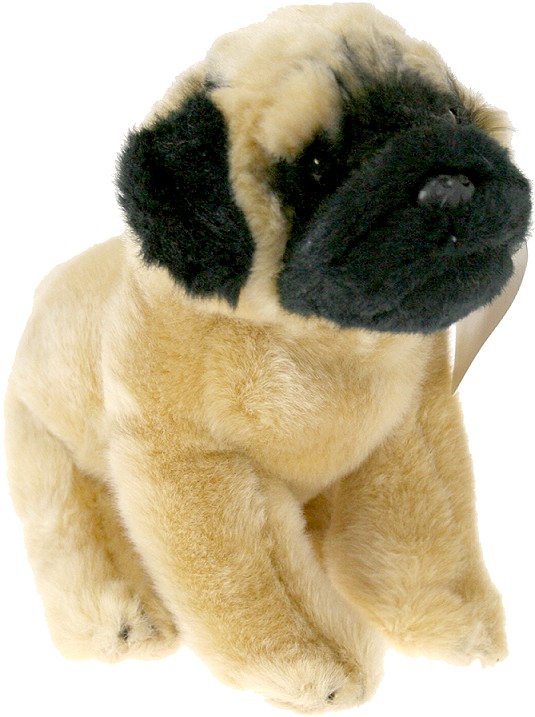 Piesek mops buldog - 25cm