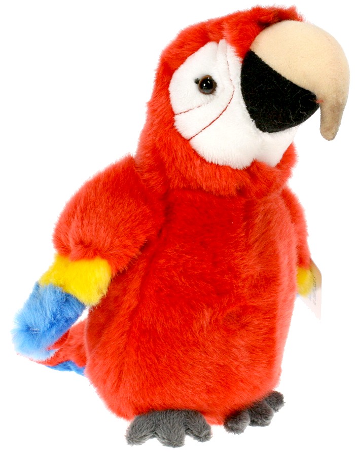 Papuga Ara czerwona - 21cm