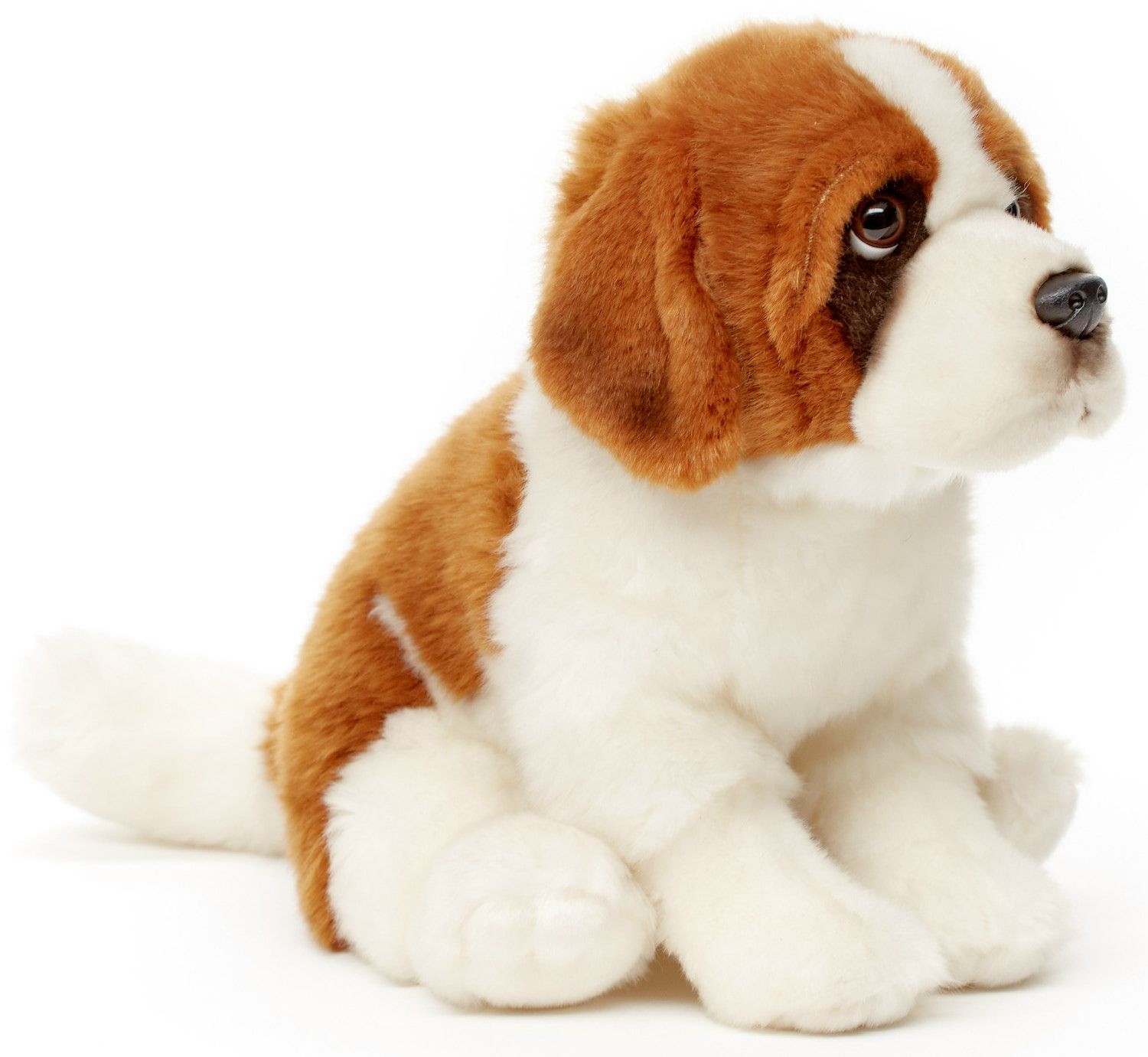 Piesek Bernardyn Siedzący Realistyczny - 25cm