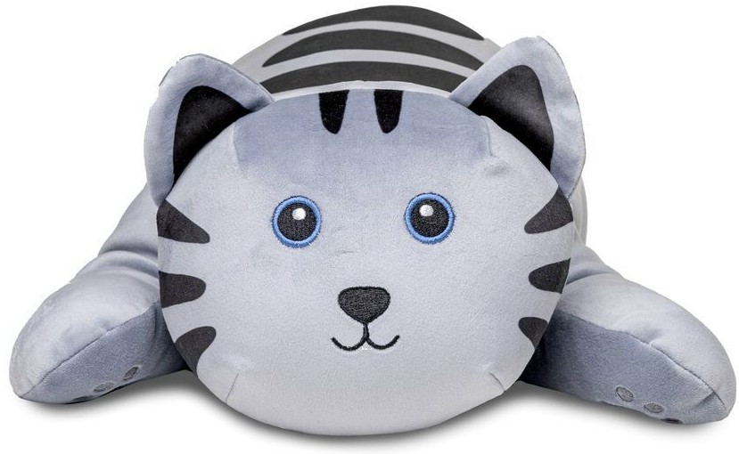 Poduszka szary Kotek leżący - 56cm