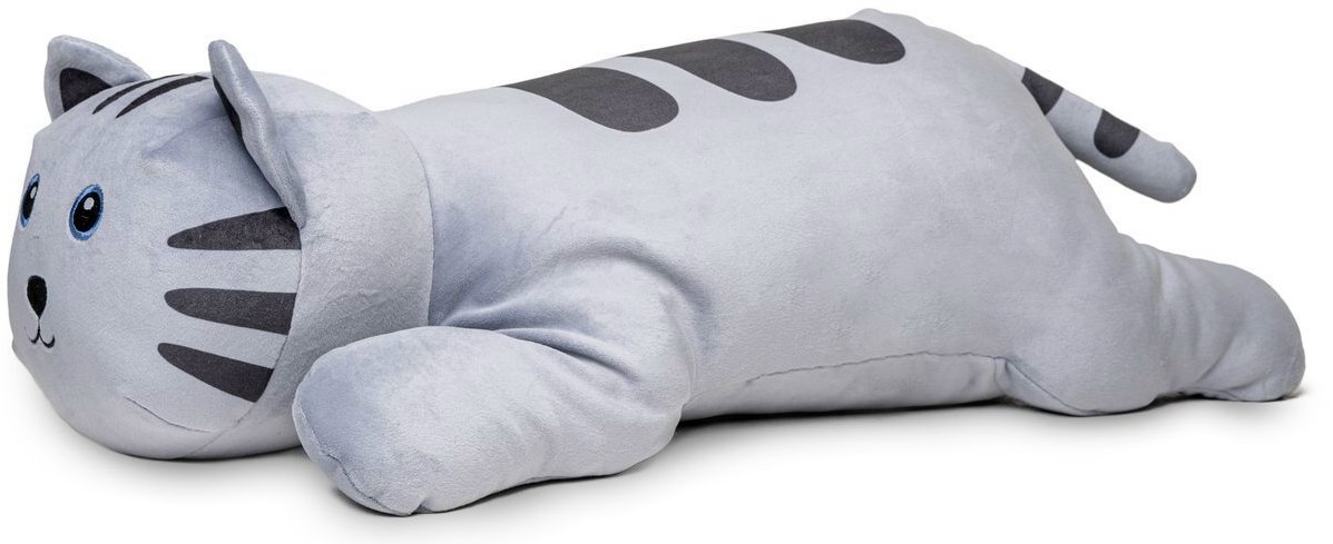 Poduszka szary Kotek leżący - 56cm
