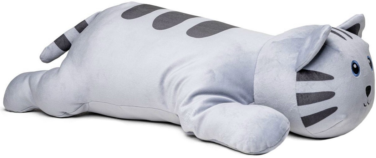 Poduszka szary Kotek leżący - 56cm
