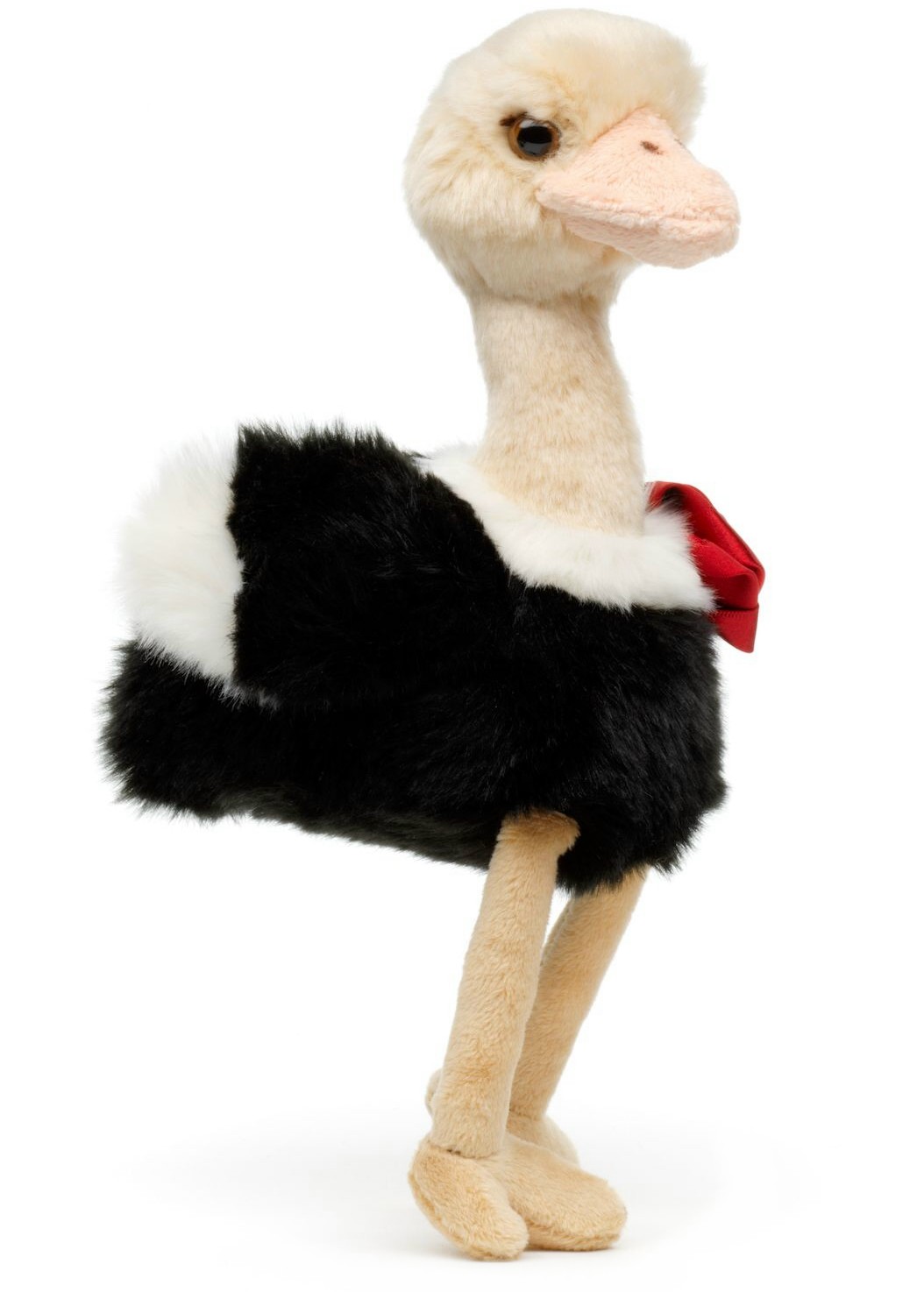 Struś z różą Ptak Realistyczny - 28/19cm