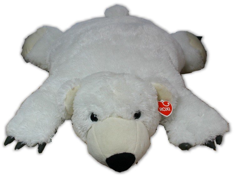 Dywanik Kocyk Poduszka Miś Biały - 100cm