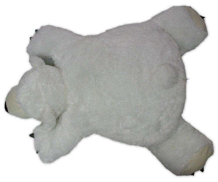 Dywanik Kocyk Poduszka Miś Biały - 100cm