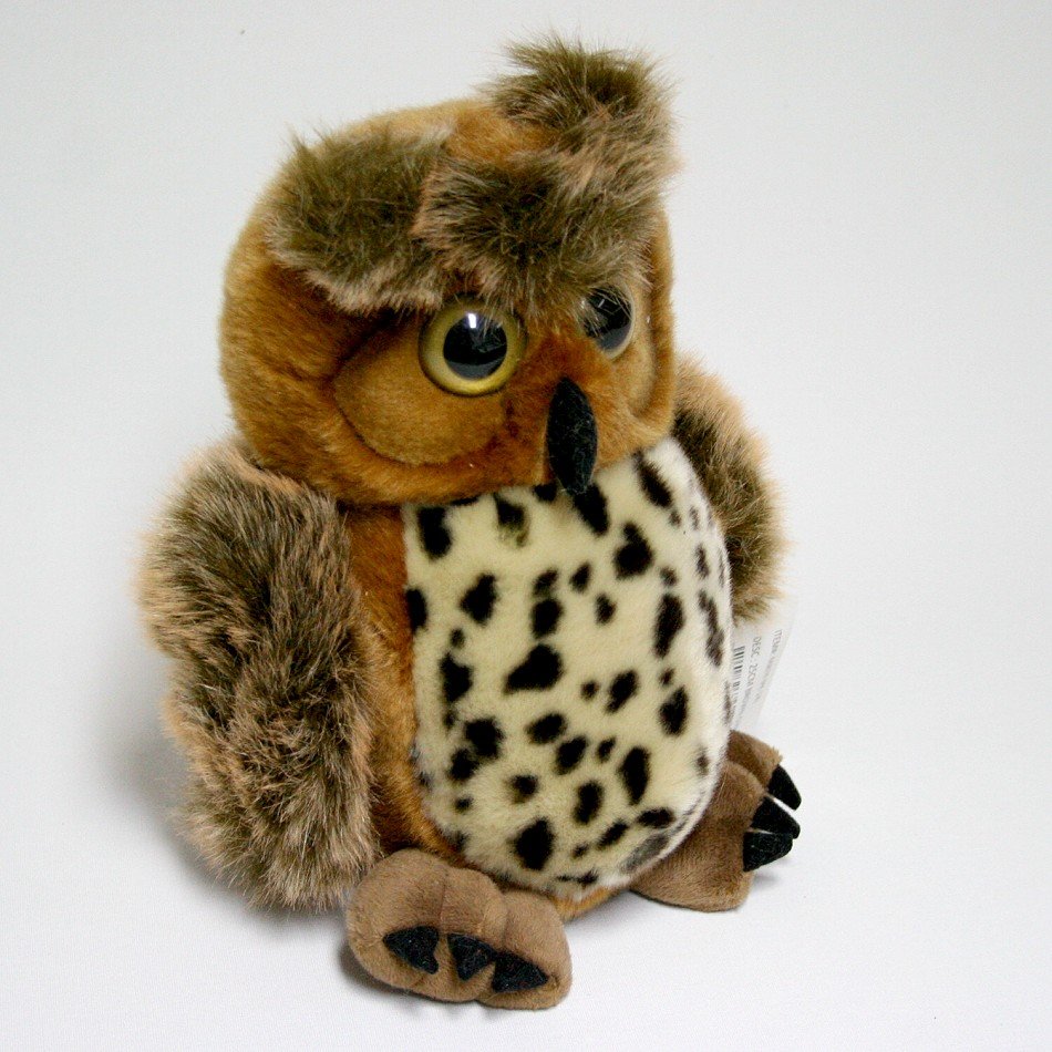 Sowa Brązowa Puchata - 25cm