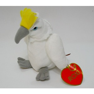 Papuga Biała Ziki ROXI - 16cm