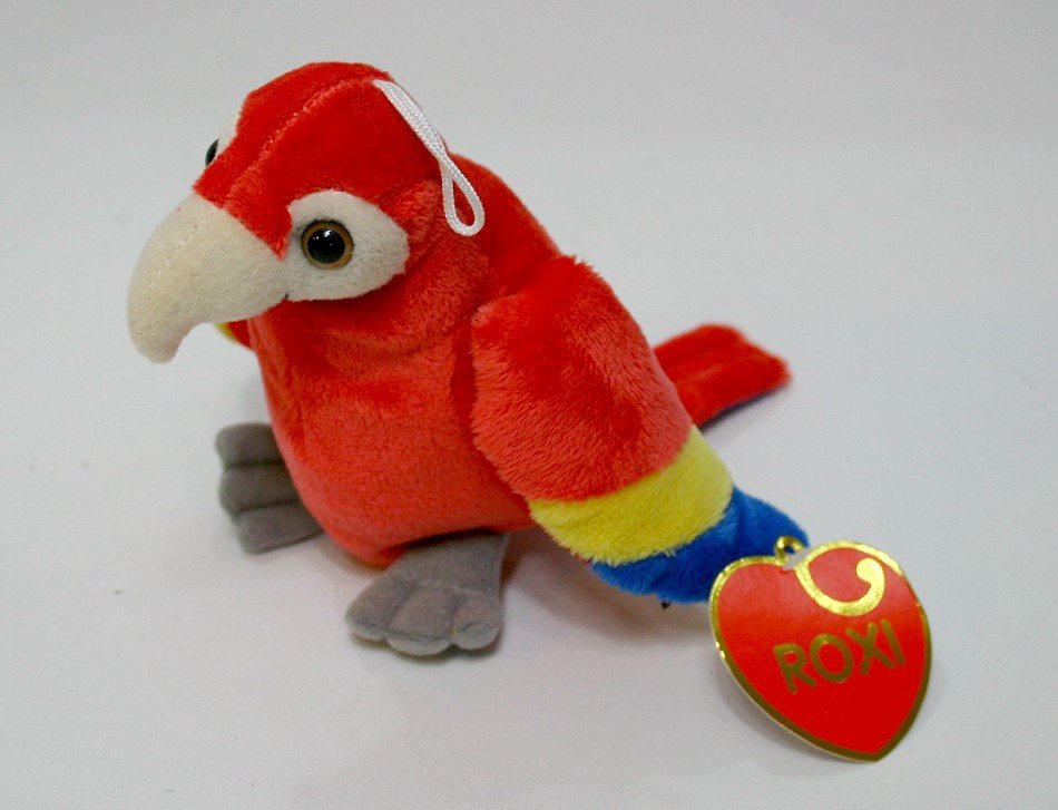 Papuga Czerwona Ziki ROXI - 16cm