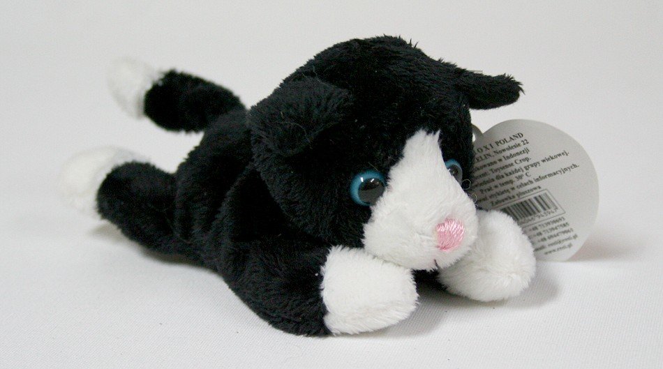 Kotek Czarno Biały Mini Ziki ROXI - 14cm