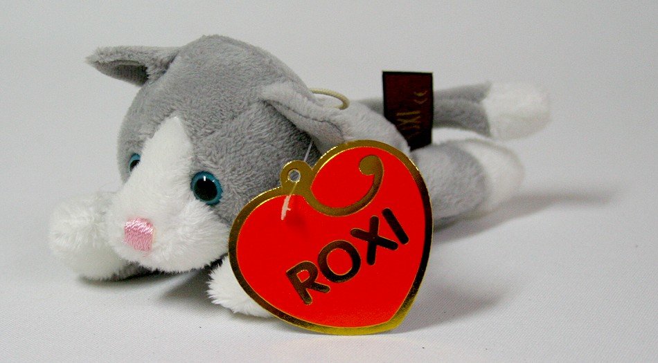 Kotek Szary Mini Ziki ROXI - 14cm