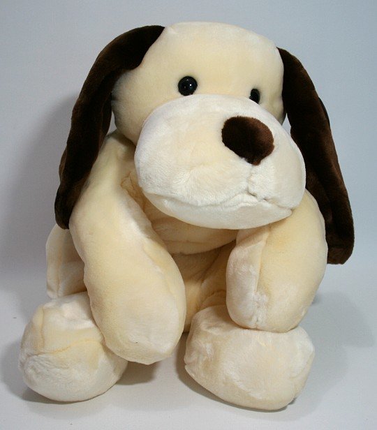 Pies Biały Leżący ROXI - 70cm