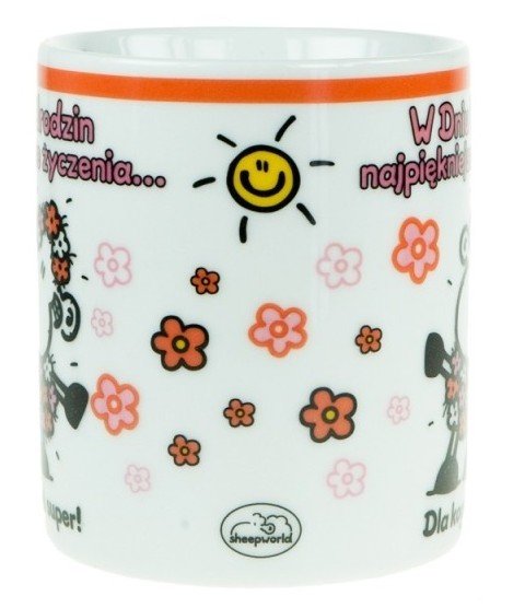 Kubek Sheepworld W dniu urodzin 0,33l - 10cm