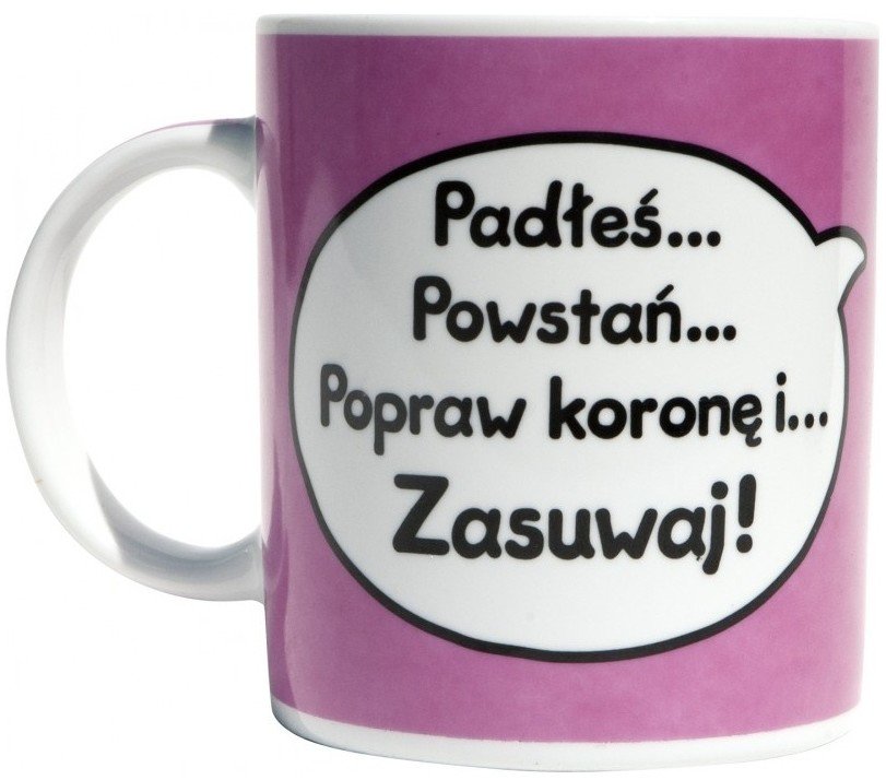 Kubek Sheepworld Padłeś... Powstań... 0,33l - 10cm