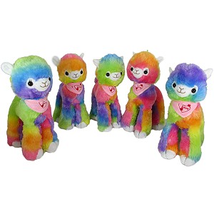 Alpaka Love Tęczowa Wielokolorowa - 30cm Alpaka Love Tęczowa Wielokolorowa - 30cm