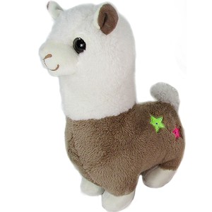 Alpaka lama biało-brązowa - 45cm Alpaka lama biało-brązowa - 45cm