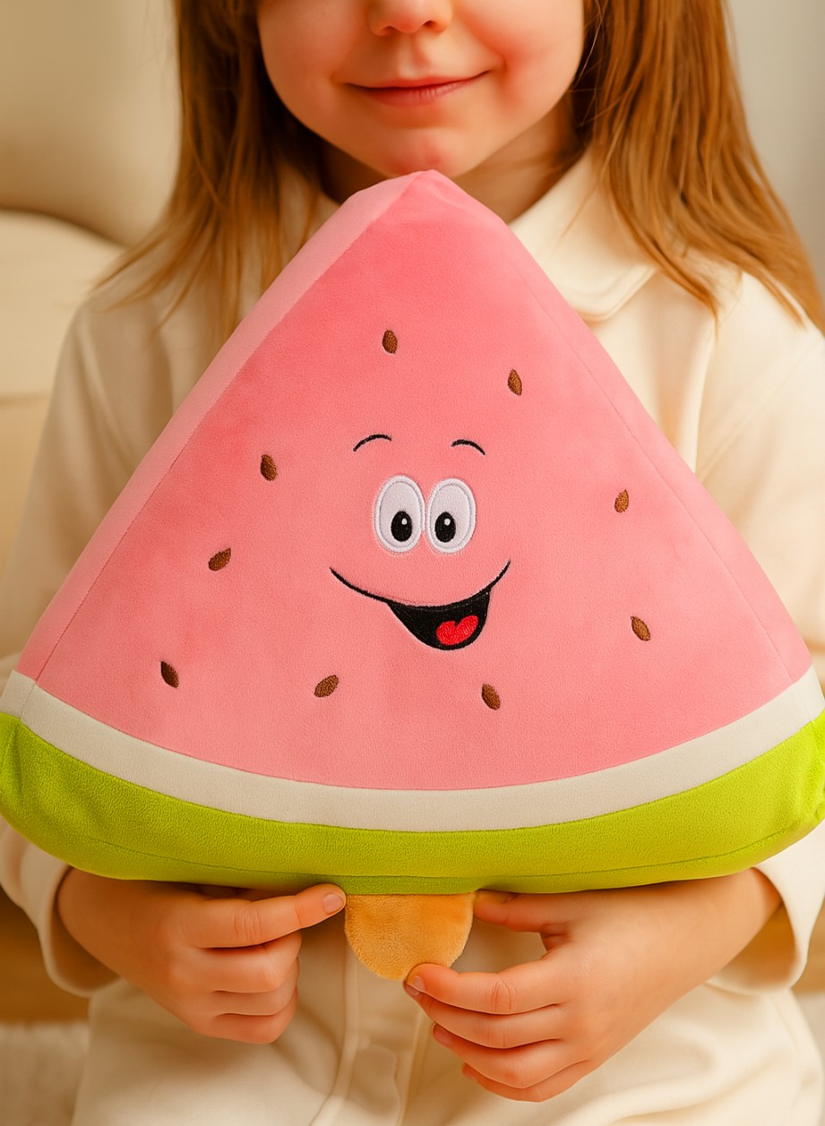 Arbuz Pluszowy Poduszka Owoc - 30cm