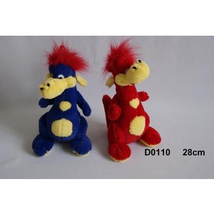 Dinozaur Niebieski / Czerwony - 28cm Dinozaur Niebieski / Czerwony - 28cm