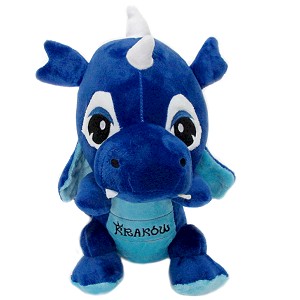 Smok dinozaur Kraków niebieski - 31cm Smok dinozaur Kraków niebieski - 31cm