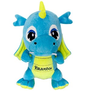 Smok dinozaur Kraków błękitny - 15cm Smok dinozaur Kraków błękitny - 15cm