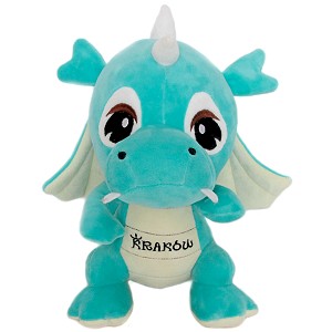 Smok dinozaur Krakw turkusowy - 15cm