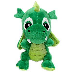 Smok Dinozaur ciemnozielony - 15cm