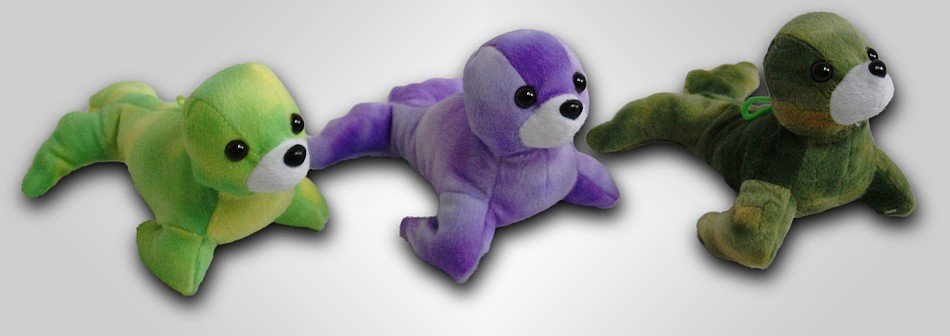 Foka Zielona 2 kolory - 20cm